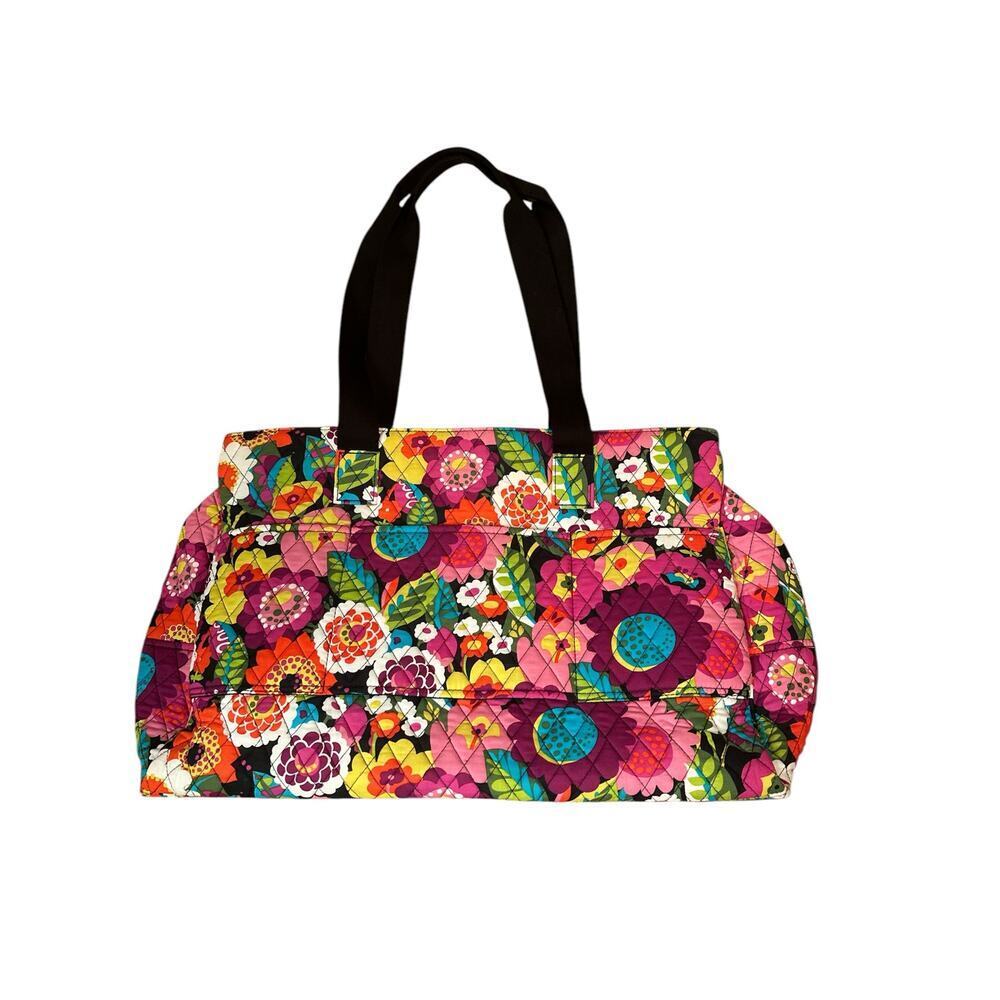 Vera Bradley Women’s Va Va Bloom Quilted Diaper Travel Tote Bag Size 12x20 Multi